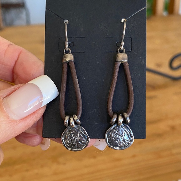 🎉 SILPADA LEATHER AND LEATHER EARRINGS ‼️ - Picture 1 of 4